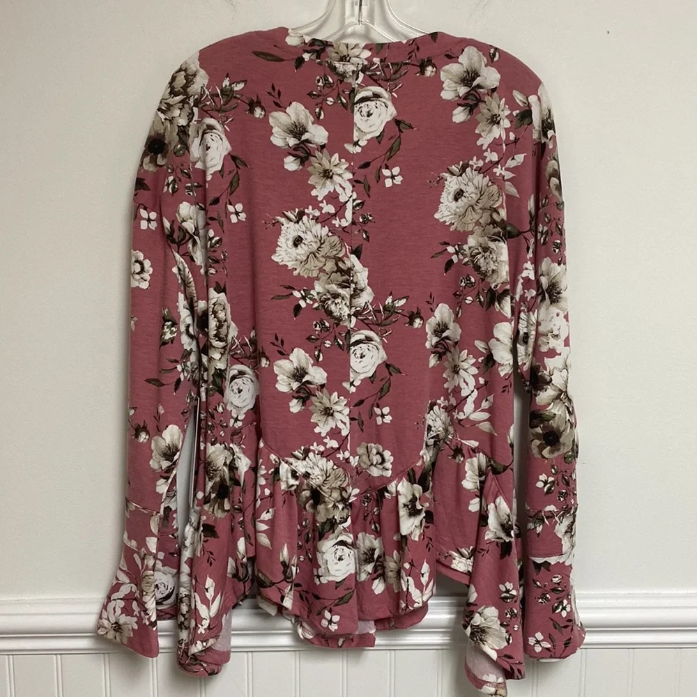 Absolutely Famous Womens Rose Floral size XL - Picture 6 of 7